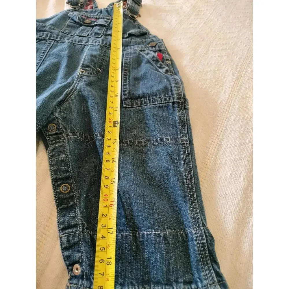 Vintage OshKosh B’Gosh Baby‎ Overalls 6-9M Vestbak Embroidered Carpenter Tools